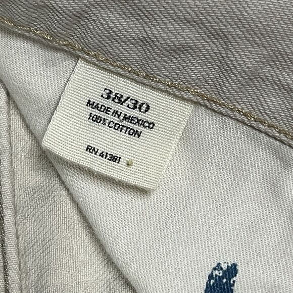 Polo Ralph Lauren Jeans Mens Beige Denim Pants 867 Classic Fit Casual 38x30 2012 - Picture 4 of 13